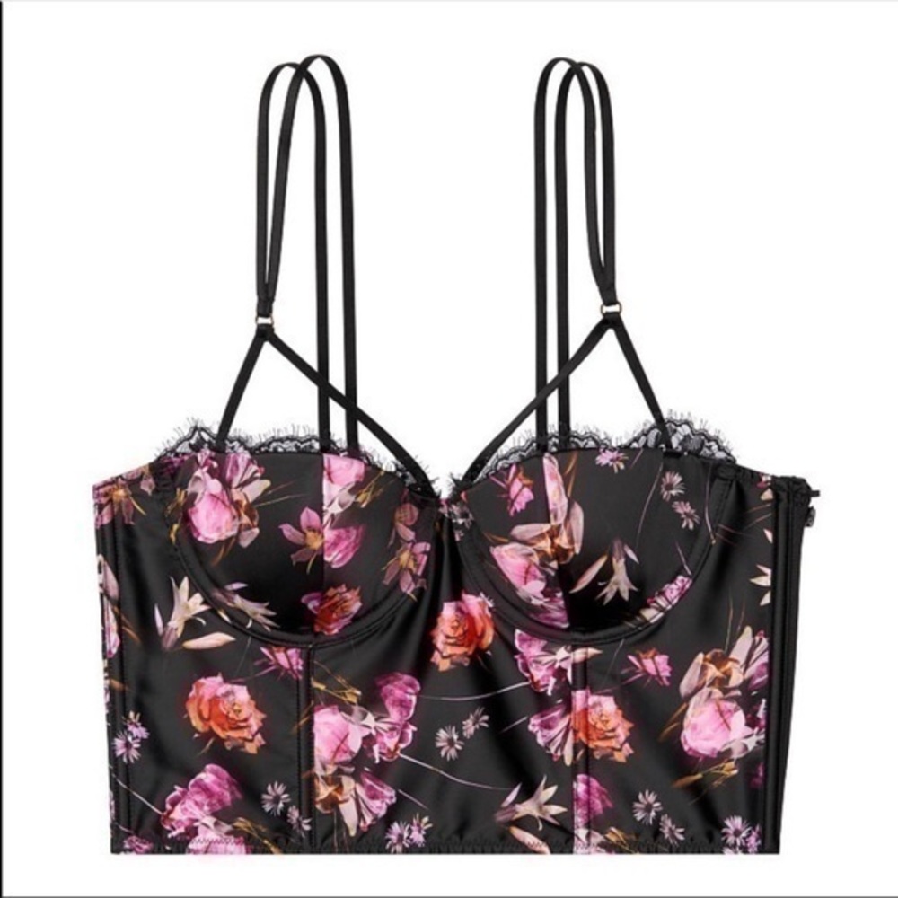 NWOT Floral Lightly Lind Bustier